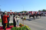 The Ceremonial Mounted Troop rides past following the Vehicles